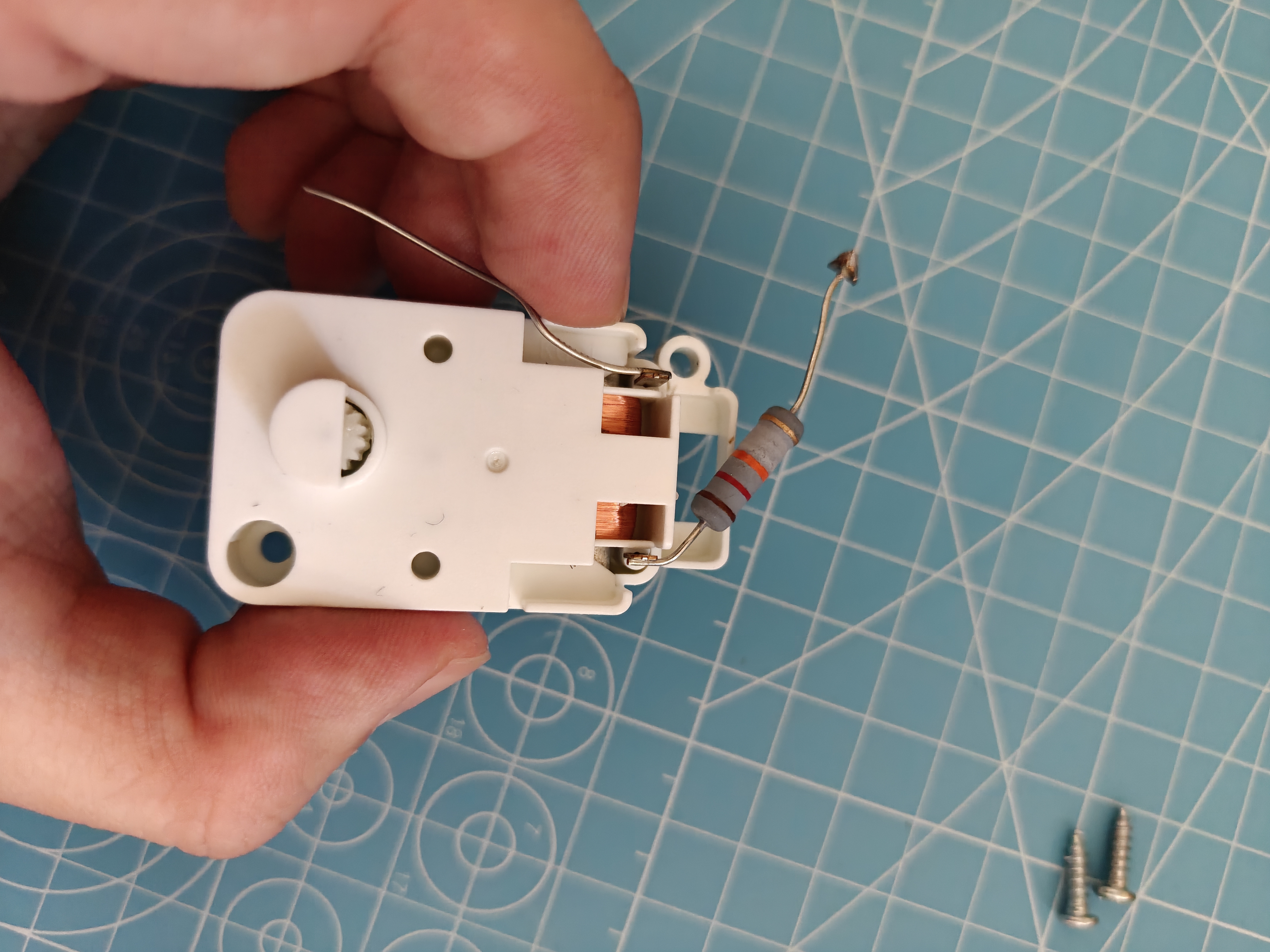 计时器同步电机特写