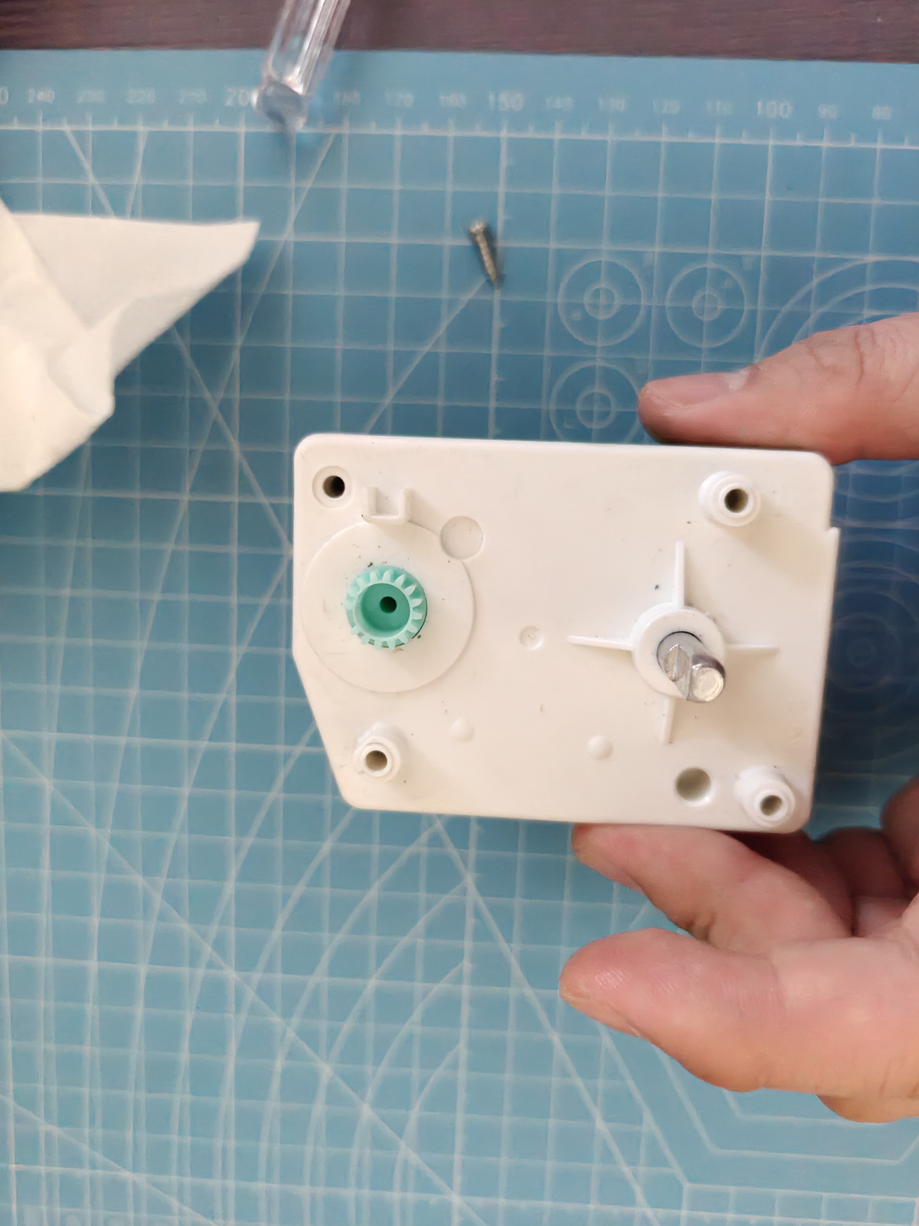 计时器齿轮箱特写